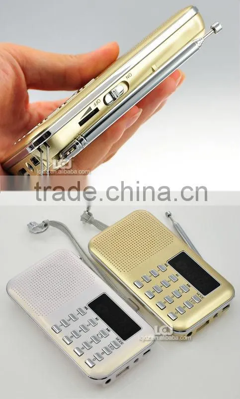 L-218AM Multifunctional mini radio fm with mp3 player and speaker