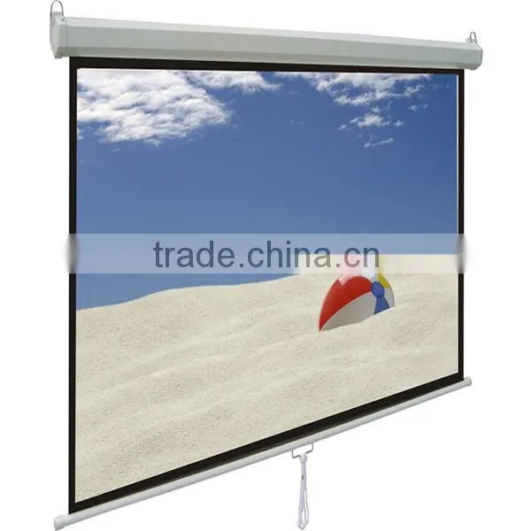 Hot sale competitive price manual projection screen, fast folding projector screen