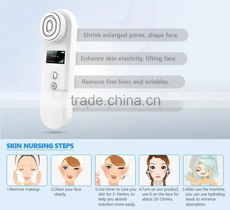EMS + Vibration+RF Facial Beauty Device