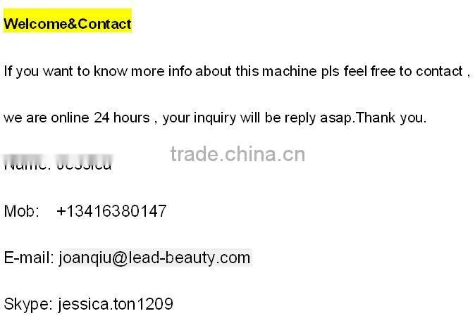 2014 New Multifunctional fractional rf skin care beauty salon equipment