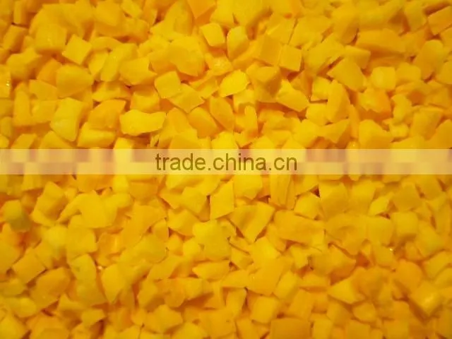 New crop IQF Frozen yellow pepper dices