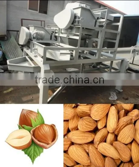 good performance hazelnut cracking machine/hazelnut shelling machine/hazelnut sheller
