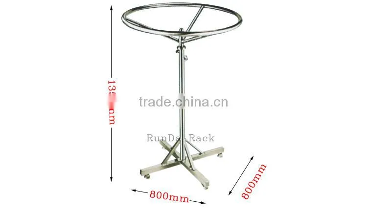 clothing hanging stand/steel big roundness hanger