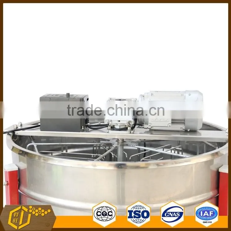 stainless steel 6 Frames Automatic Reversible Honey Extractor for beekeeping