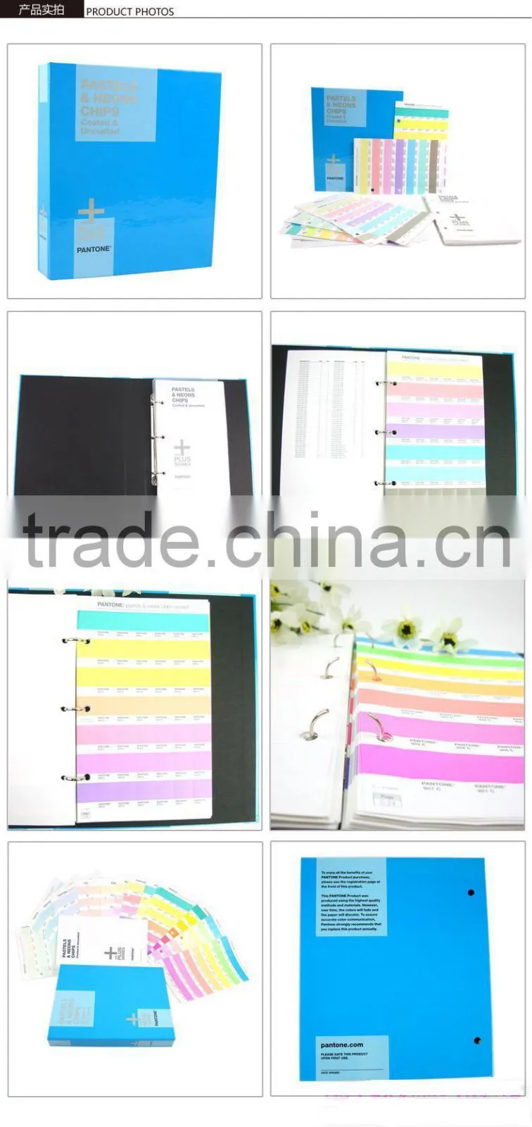 Pantone Pastel & Neons Color Chips Book GB1504