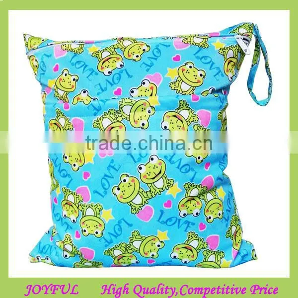 New Arrival Zippered Waterproof Wet Diaper Bag