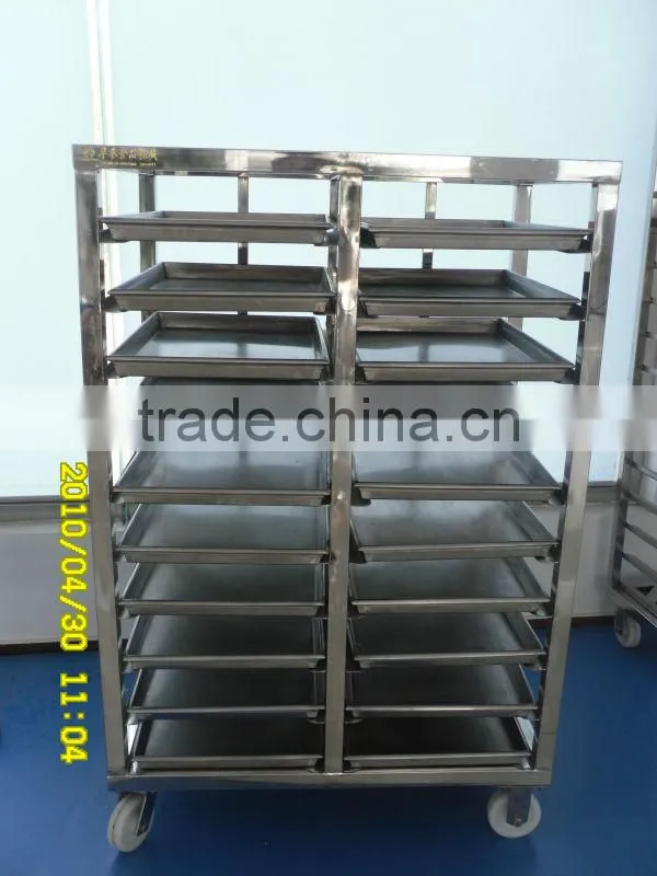 stainless steel 304 pan trolley