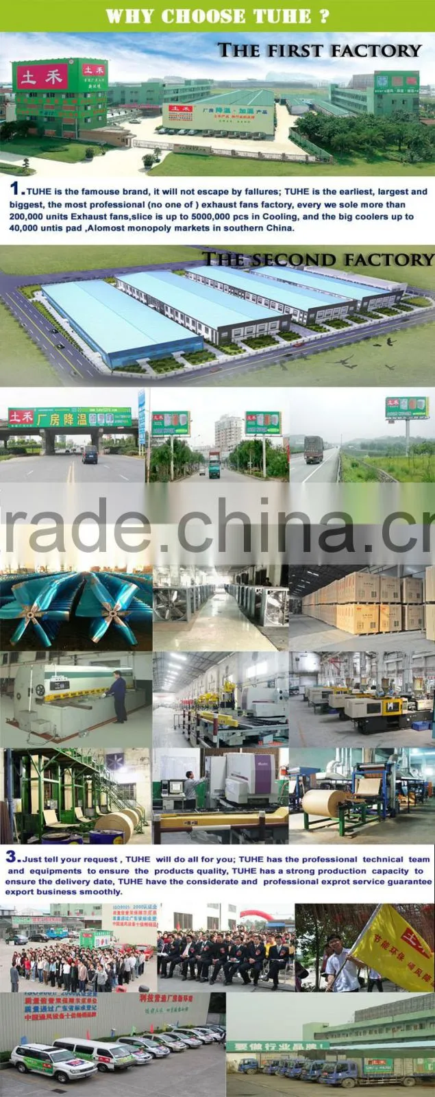 Eco-friendly circulating water pad and fan greenhouse cooling systems