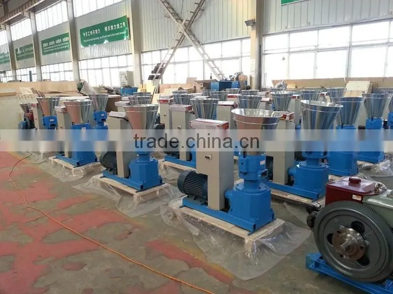 Flat die wood pellet machine