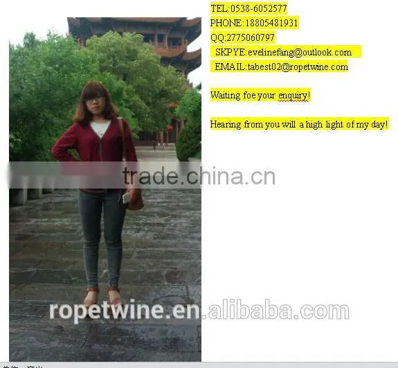 baler twine PP splitfilm rope for sale packing rope pp film rope china supplier