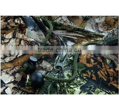 Mens High Quality Natural Hooded Camouflage Leafy Hunting Suit