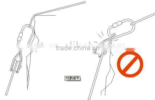 Anpen Light weight Rescue Pulley /Aluminum Climbing Pulley U15