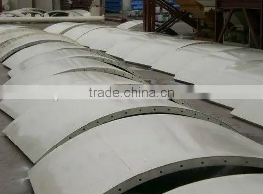 silos for storing the cement