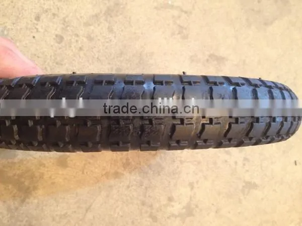 Natural rubber wheelbarrow tire and tube 3.25/3.00-8