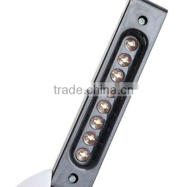 2in1 Portable LED Flashlight Torch Mini Table Desk Reading Lamp Light 11 LEDs
