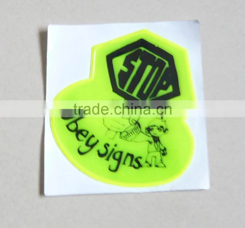 round reflective sticker