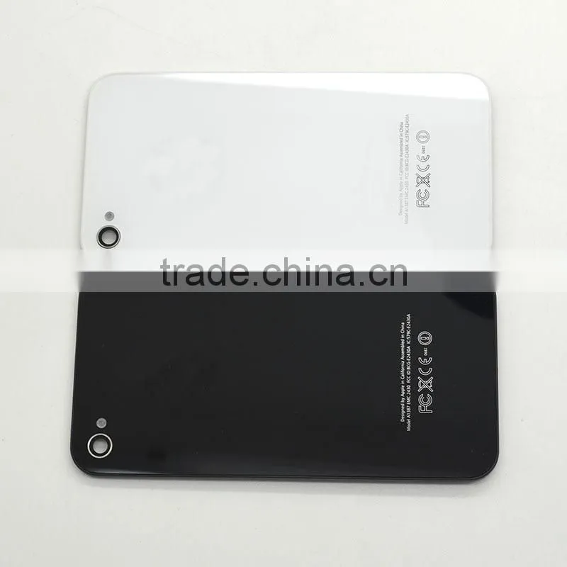 Tempered glass Back cover for iphone 4s replacement back cover housing White