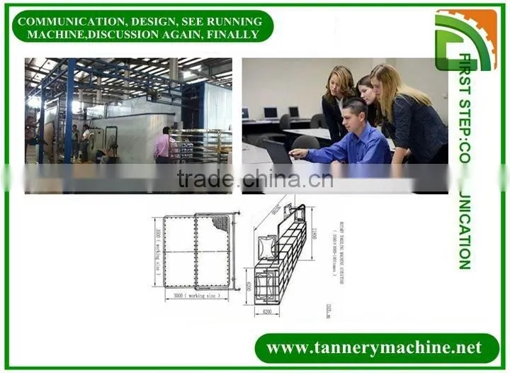 frog or fish small leather tannery machine