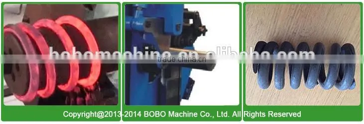 Automobile suspension spring making machine, spring coiling machine