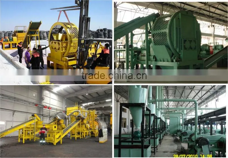 Radial tire Shredder and Crusher