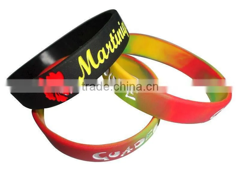 Flexible star bracelets wholesale silicone rubber bracelets with charms all kinds of bracelet