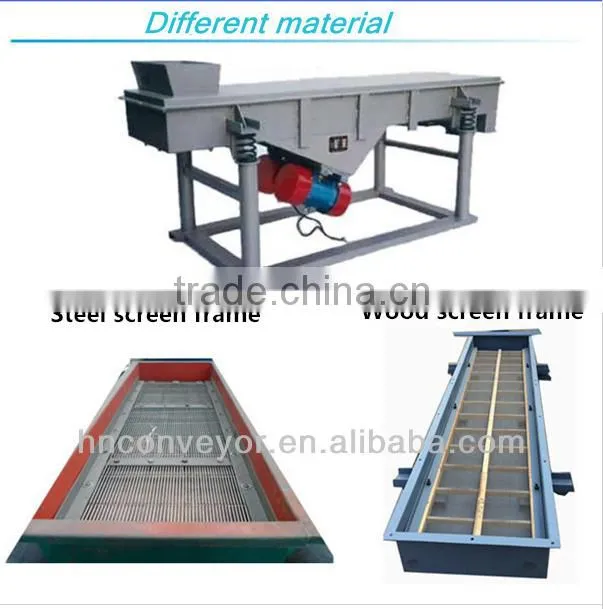 Automatic linear Vibrating screen / sieve for coffee beans