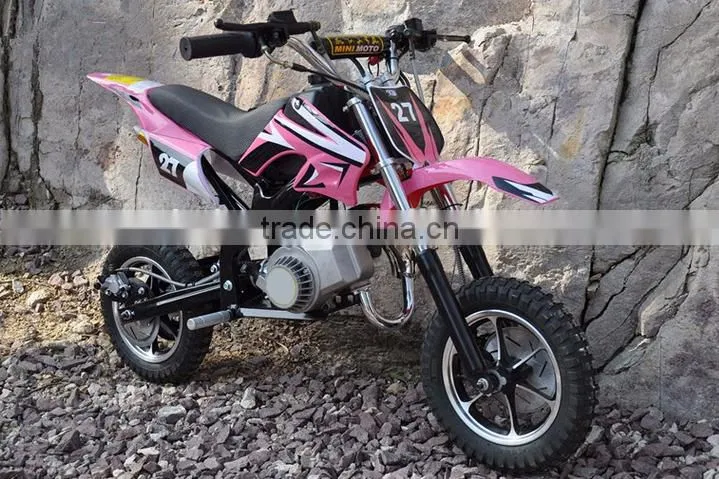 top quality 49cc 2-stroke pull start girl mini dirt bike for sale (TKD50-011)