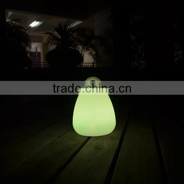 Led color change table lamp with remote control lantern shape lamp