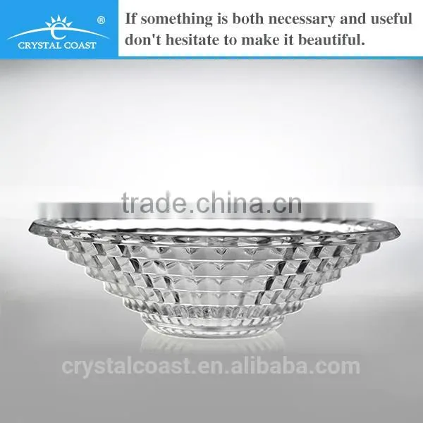 cheap decorative clear glass square plates