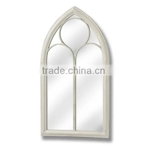 Simple Line Rustic Decorative Iron Mirror Wall