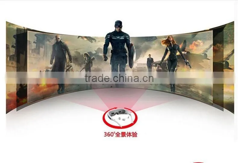 Newest 3D video glasses super hd 1080P VR glasses HD 3d plug card video player