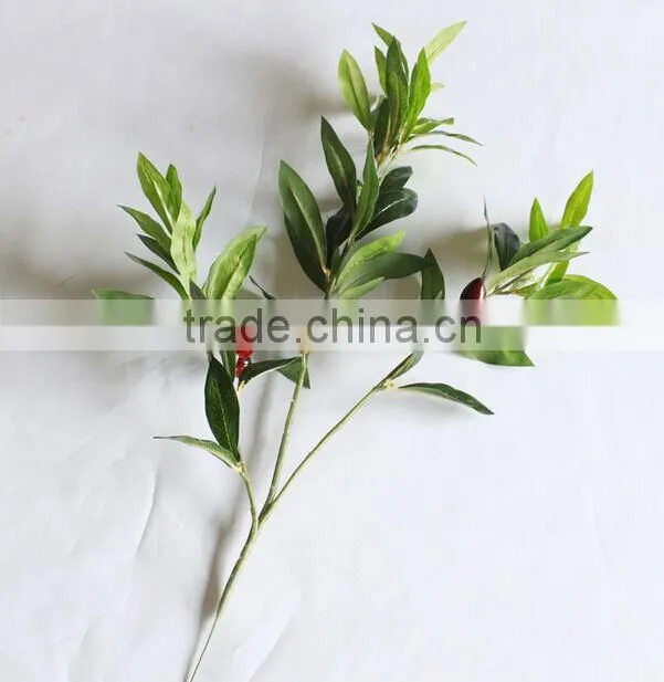 CHY600917 Cheap price olive tree leaves,olive tree branches for olive tree decoration