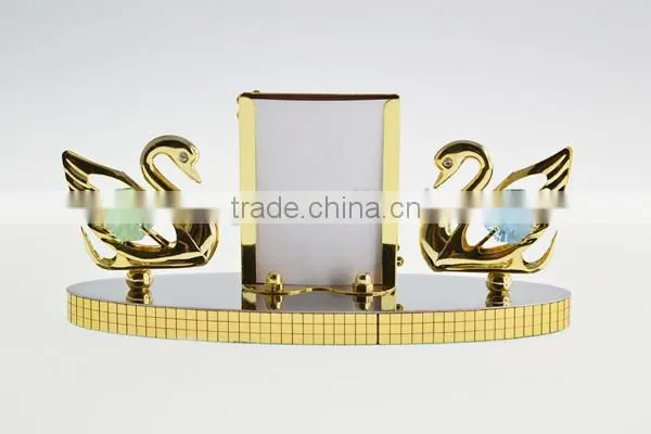 Swarovski Crystals Twin Swan Photo Frame Wedding Gfits for guests
