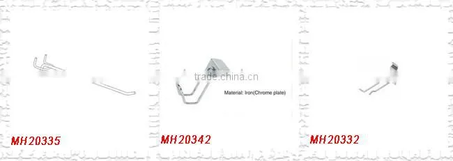 Loop Shaped Double Wires Display Hook Slot Board