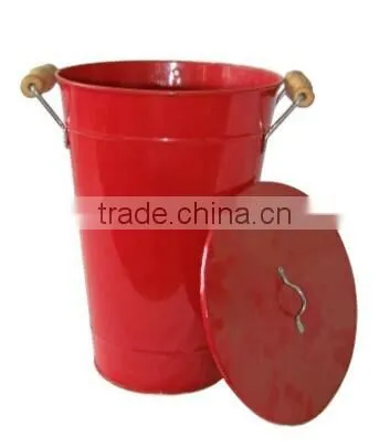 galvanized coal bucket for camping