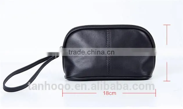 Fashion Black Cosmetic Bag,Travel Cosmetic Bag Large Size 18*10.5 cm