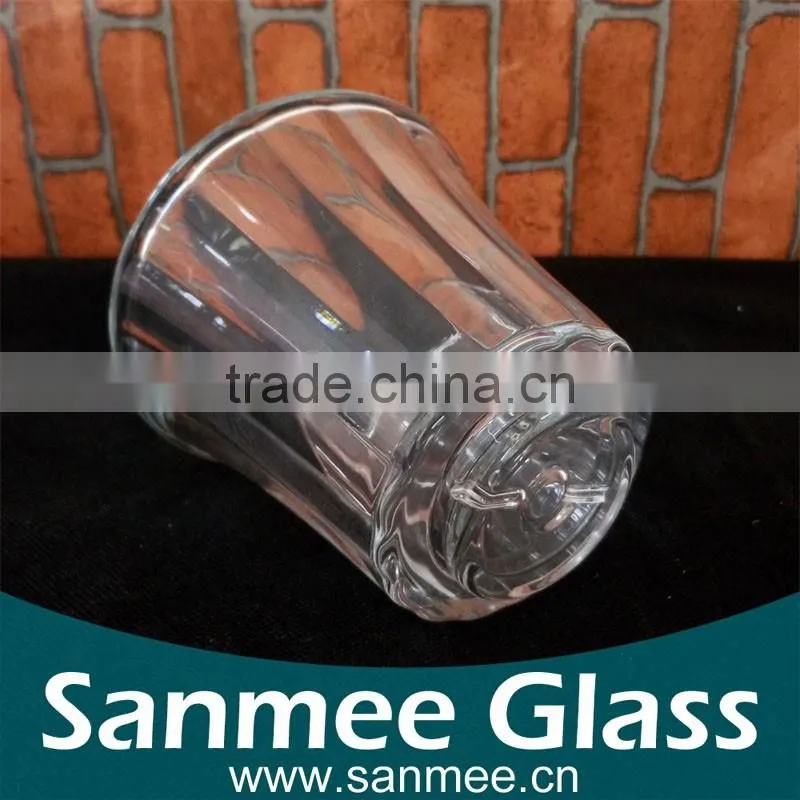 Small Flower Shaped Clear Glass Lampshade