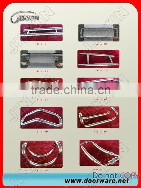 Stainless Steel Glass Door Pull Handle Art Deco Style Doors