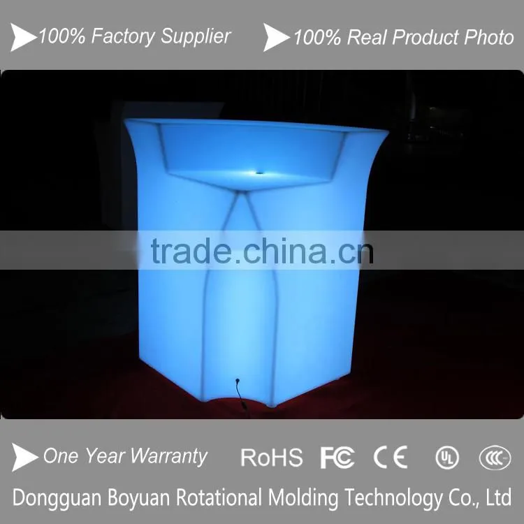 popular glowing led bar counter, illuminated home bar furniture