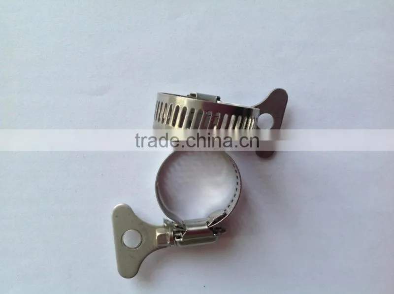 hose clamps with thumb screw german style hose clamp large hose clamps