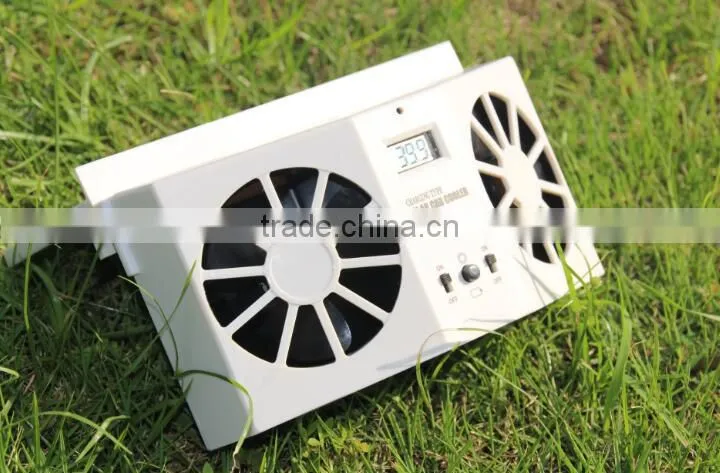 Car Solar Powered Auto Window Air Vent Ventilator Mini Air Conditioner Cool Fan