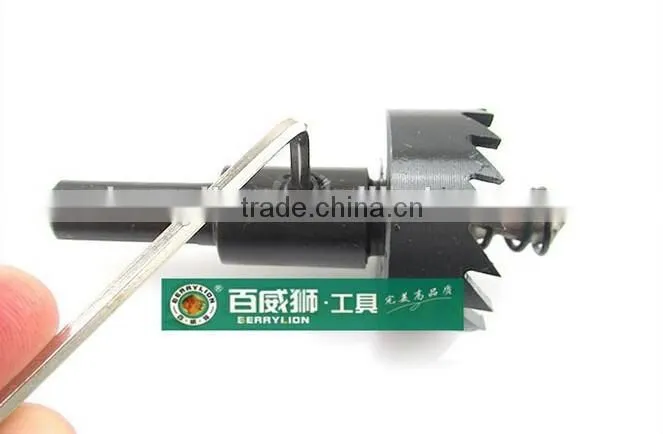 BERRYLION 30mm flatted shank metal cutting hole saw with drop forged treatment