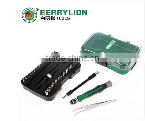 Berrylion 44pcs Screwdriver Tool Set for sale CR-V Slotted & Phillips screwdriver