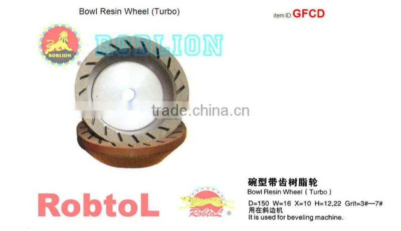 Bowl Turbo Glass Resin Wheel-GFCD