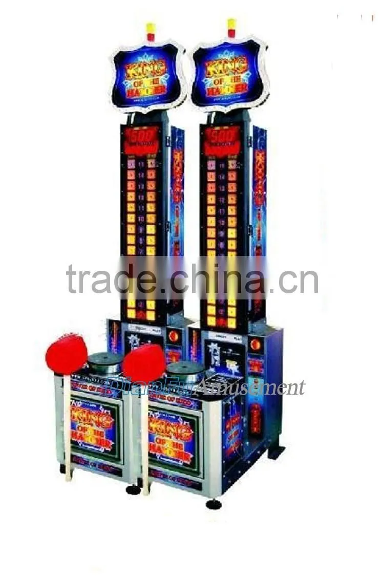 Dianfu 2016 new hot sale king of the hammer arcade machine hit hammer game machine