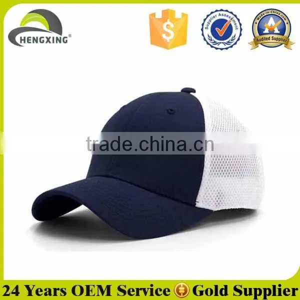 High quality unque white mesh baseball hats