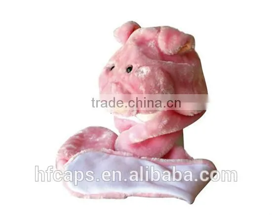 Promotion Winter Faux Fur Custom Wholesale Animal Hat With Paw