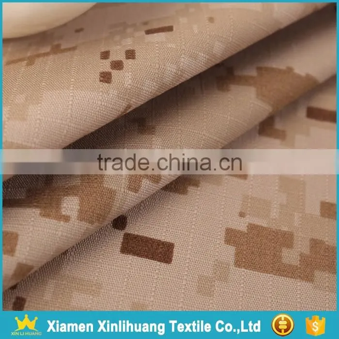 High Quality Custom 80 Polyester 20 Cotton Camo Printed Ripstop Fabric