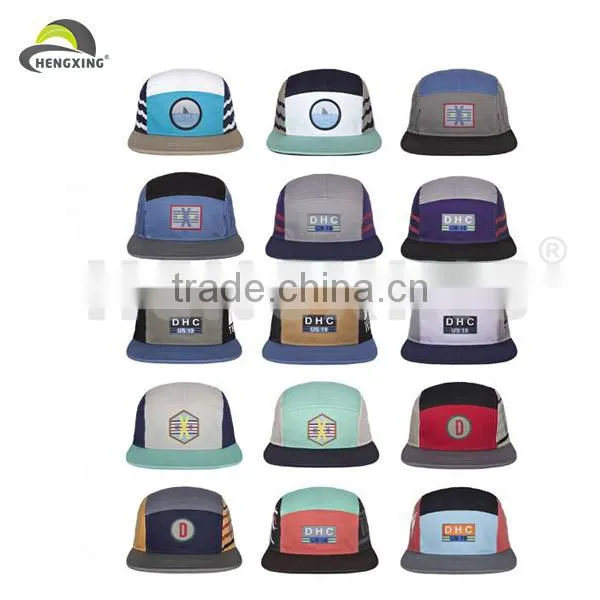 Tweed Blank 5 Panel Camp Caps