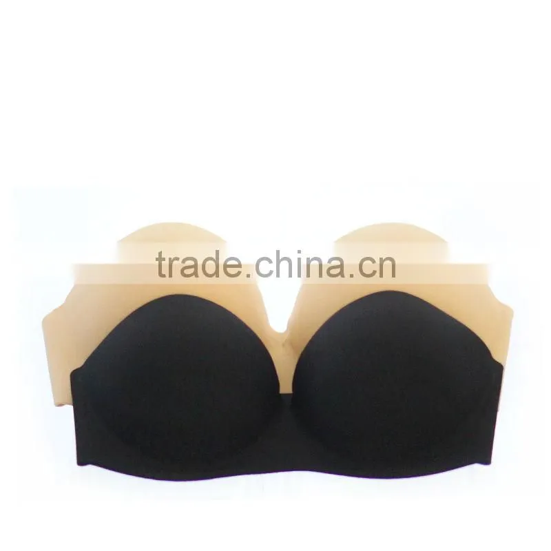 hot sexy invisible strapless silicone skin seamless bra webbing